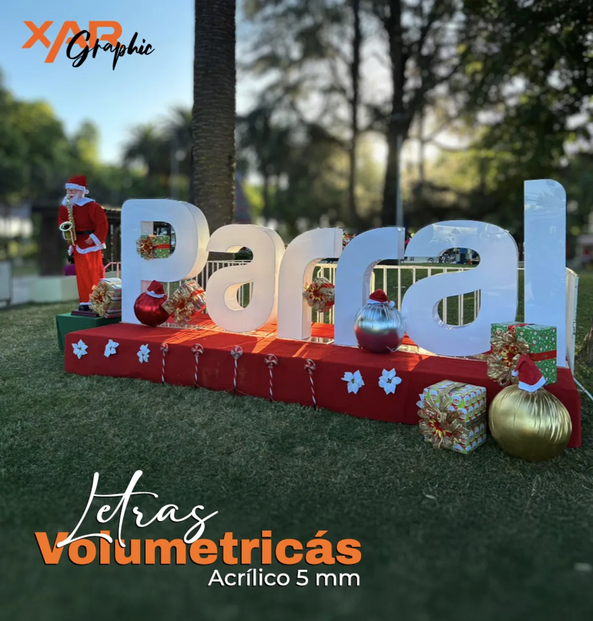 XAR SpA: letras-volumetricas-pascual