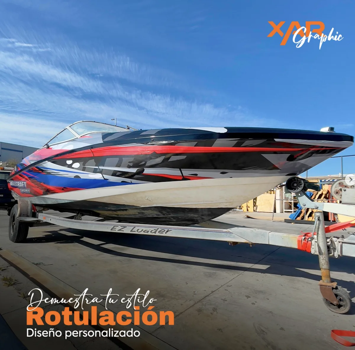 XAR SpA: rotulacion-embarcacion-personalizada